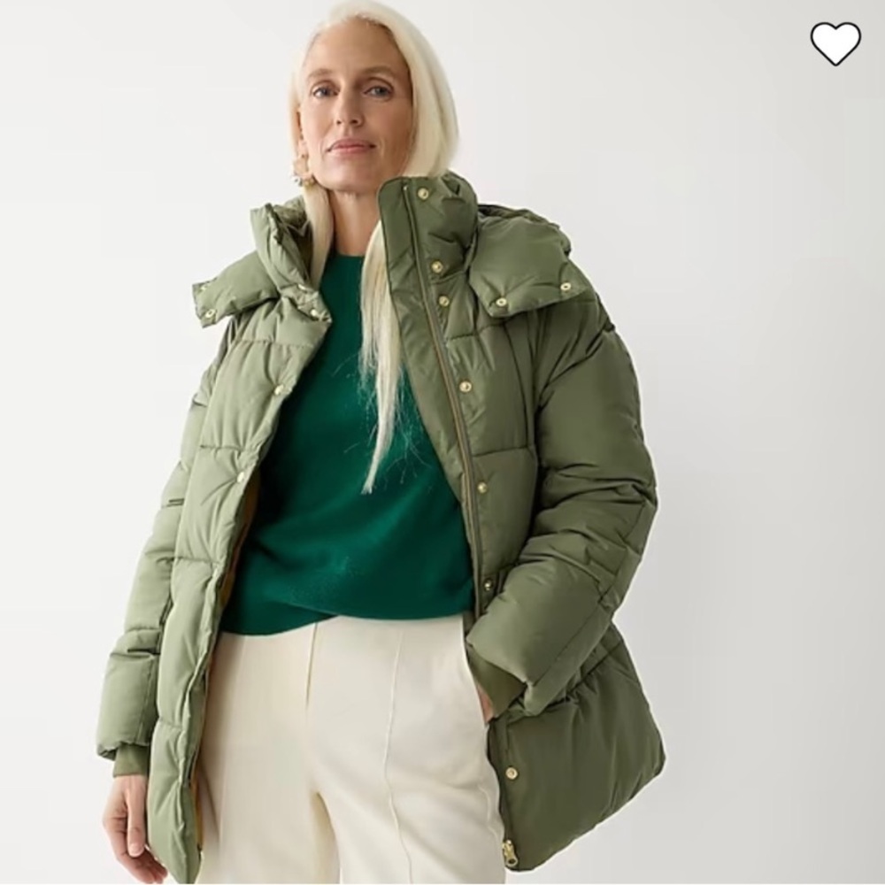 NWT JCrew Chateau puffer